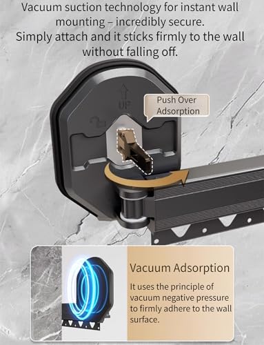 Rideau de douche rétractable et résistant à l'eau sans aucun perçage - 6