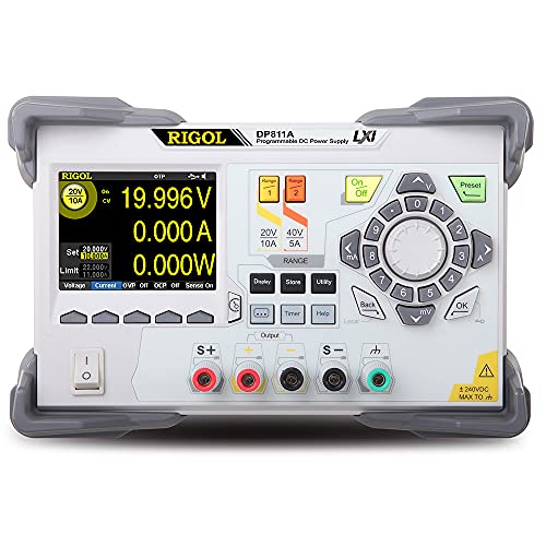 RIGOL �v���O���}�u�������d���@DP811A �S�d�͍ő�200W�{��350��Vrms/2mVpp�჊�b�v���m�C�Y�{1�`�����l��+��50��s�����ߓx�������ԁ{10mV/10mA�v���O���~���O�m�x�{���וϓ������d���ϓ����d��: ?0.01% + 2mV�G 