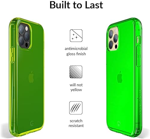 Miniatura 95 de VELVET CAVIAR Funda para iPhone 14 Pro, probada en caídas de 10 pies, purpurina transparente Bratz Bratz Pack Glitter,Blonde Tortoise,Sueños de