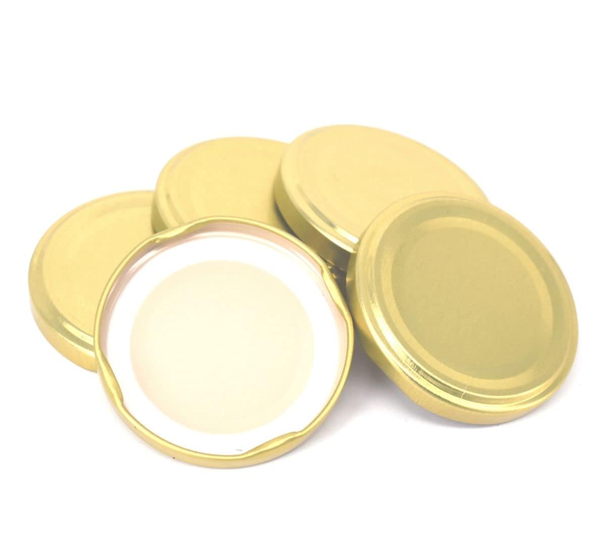Nutley's 63mm Jam Jar Lids (Gold, 50)
