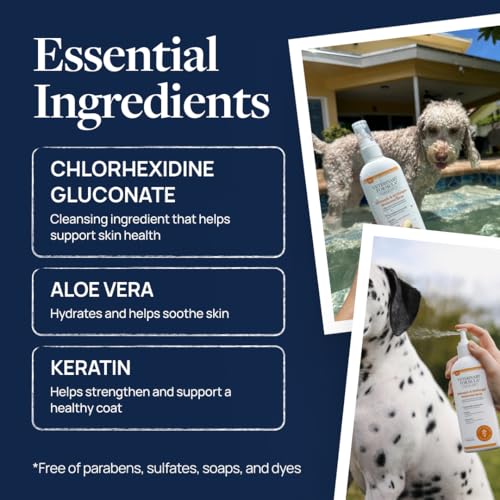 Image of Veterinary Formula Clinical Care Antiseptic and Antifungal Spray for Dogs and Cats - Helps Alleviate Scaly, Greasy, or Red Skin and Supports Skin Prone to Odor Causing Buildup - Pack of 2, 8 oz Each