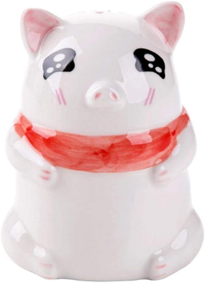 Ceramic Spice Jar Can Seasoning Bottle Salt And Pepper Shakers Container Pot BBQ Condiment Kitchen Cruet(Style 1)