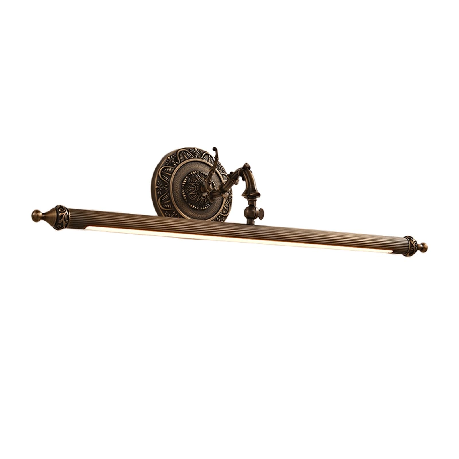 Oświetlenie łazienkowe Lampa toaletkowa do łazienki Retro LED Lampa toaletkowa nad lustrem(Antique copper color,75cm)