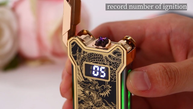 Encendedor eléctrico recargable para hombre miniatura 7