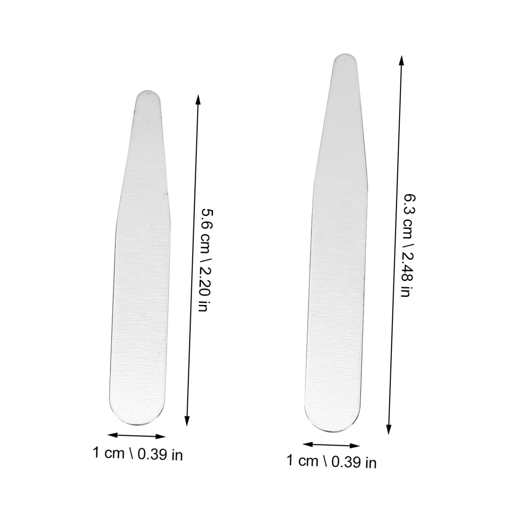 MAGICLULU 3er-sets Kragenstäbchen Für Oberhemden Kragenstäbchen Aus Metall Krageneinsätze Für Formelle Hemden 40 Stück * 3