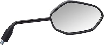 Uno Minda RV-4004R-BLUE Shatterproof Glass Rear View Mirror(Blue)-Right Hand For Honda Dream Yuga, Livo