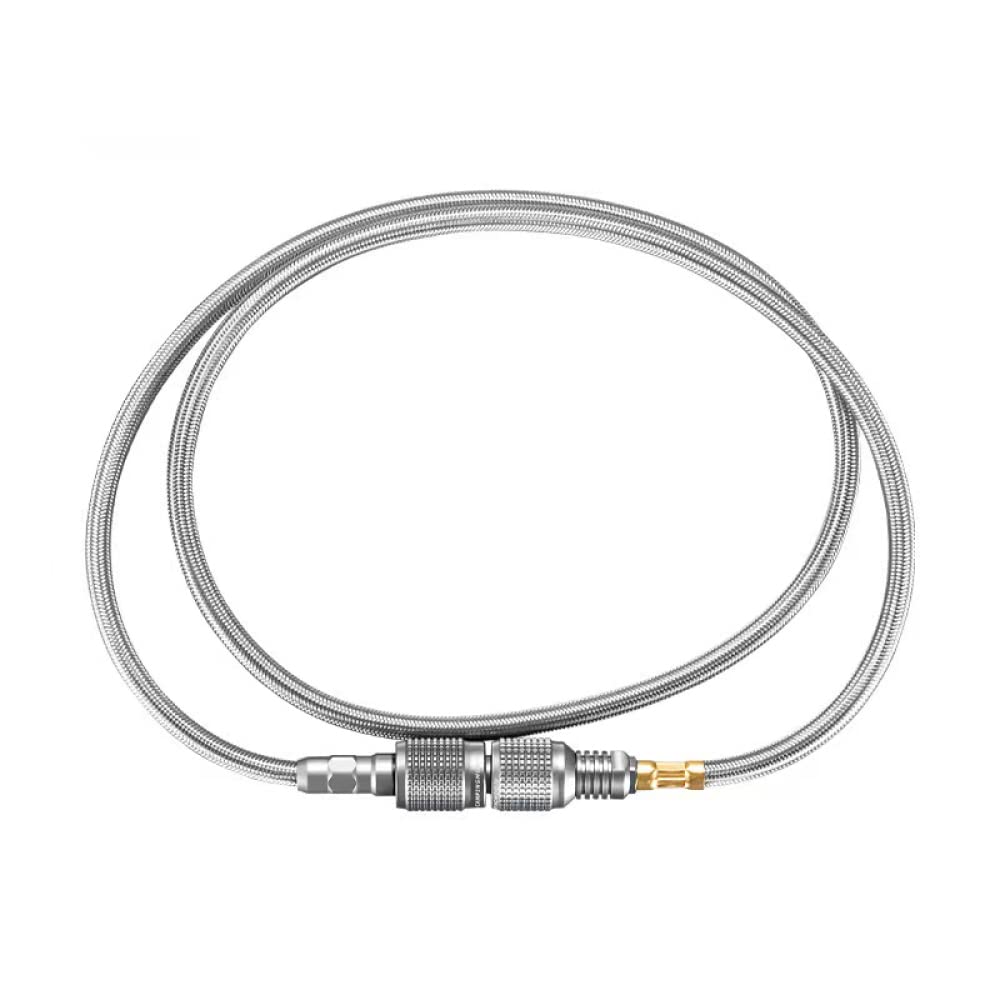 Manguera adaptadora de propano Kit de conexión de regulador y manguera, extensión de gas, conector de manguera, adaptadores de apagado automático for estufa de gas, for acampar al aire libre(0.5m)