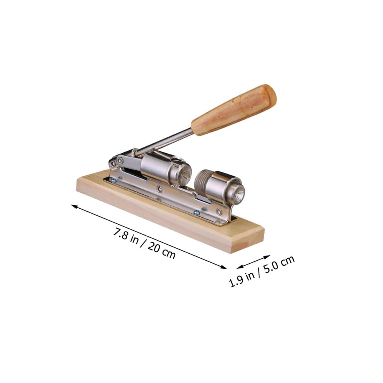VANZACK Casse-Noix Mécanique à Manche en Bois, Pince Robuste pour Noix et Noisettes, Outil D’Ouverture Facile, Usage la Cuisine Domestique,