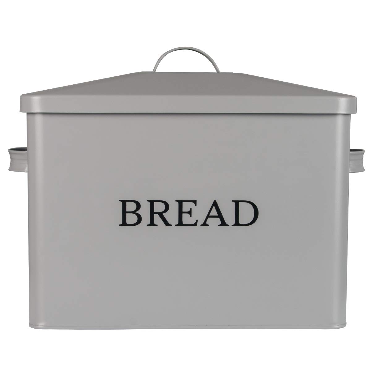 Buy Extra Large Gray Bread box Vertical Vintage Metal Bread Bin With