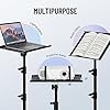 CAHAYA Projector Tripod Stand Laptop Stand Portable Projector Laptop Stand Multifunctional DJ Rack Stand with Adjustable Height for Outdoor Movies, Computer, Book, DJ Equipment CY0331 #5