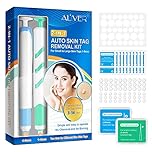 Skin Tag Removal - 2 in 1 Auto Skin Tag Removal Kit, Safe and Effective Wart Remover Pen Kit with 60 Micro and Regular Skin Tag Bands for Small to Large Skin Tags(1-9mm)