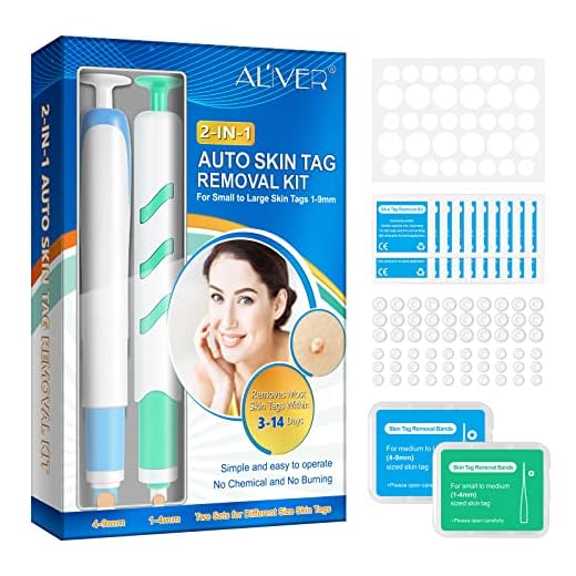 Kit de eliminación automática de etiquetas cutáneas 2 en 1, bolígrafo para marcas de piel cara y cuerpo, rápido y eficaz