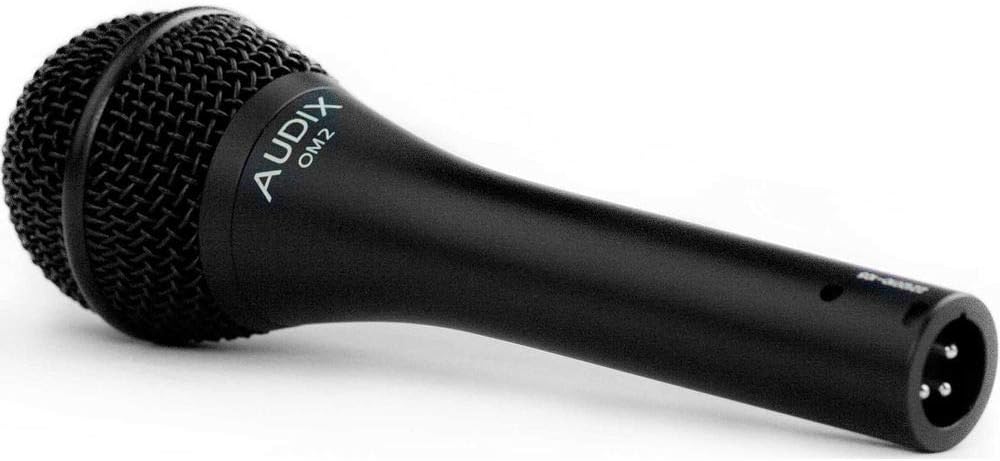 New Arrivals Audix OM-2 Dynamic Vocal Microphone OM2 Instrument With Stand and Cable