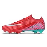 Esperaces Men's Soccer Shoes Football Cleats Low-Tops Lace-Up Non-Slip Spikes Indoor Outdoor Sports Athletic Baseball Lacrosse Sneaker