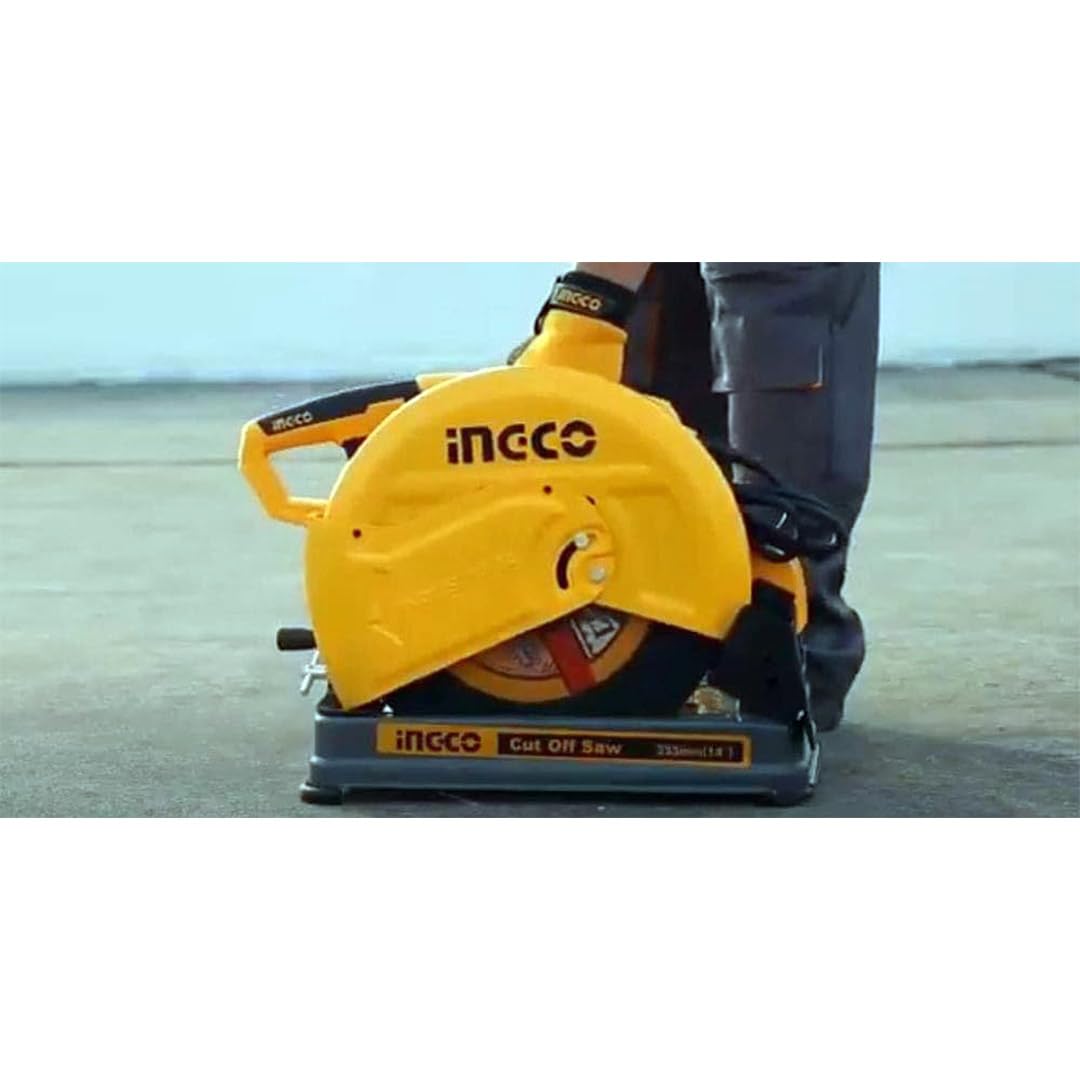 Ingco Cos35568e Troncatrice per Ferro Sega per taglio Metallo Acciaio 2400 W Disco 355 mm