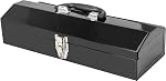 Torin ATRJH-3015T 15.5" Plastic Storage Tool Box with Removable Tray, Black/Yellow