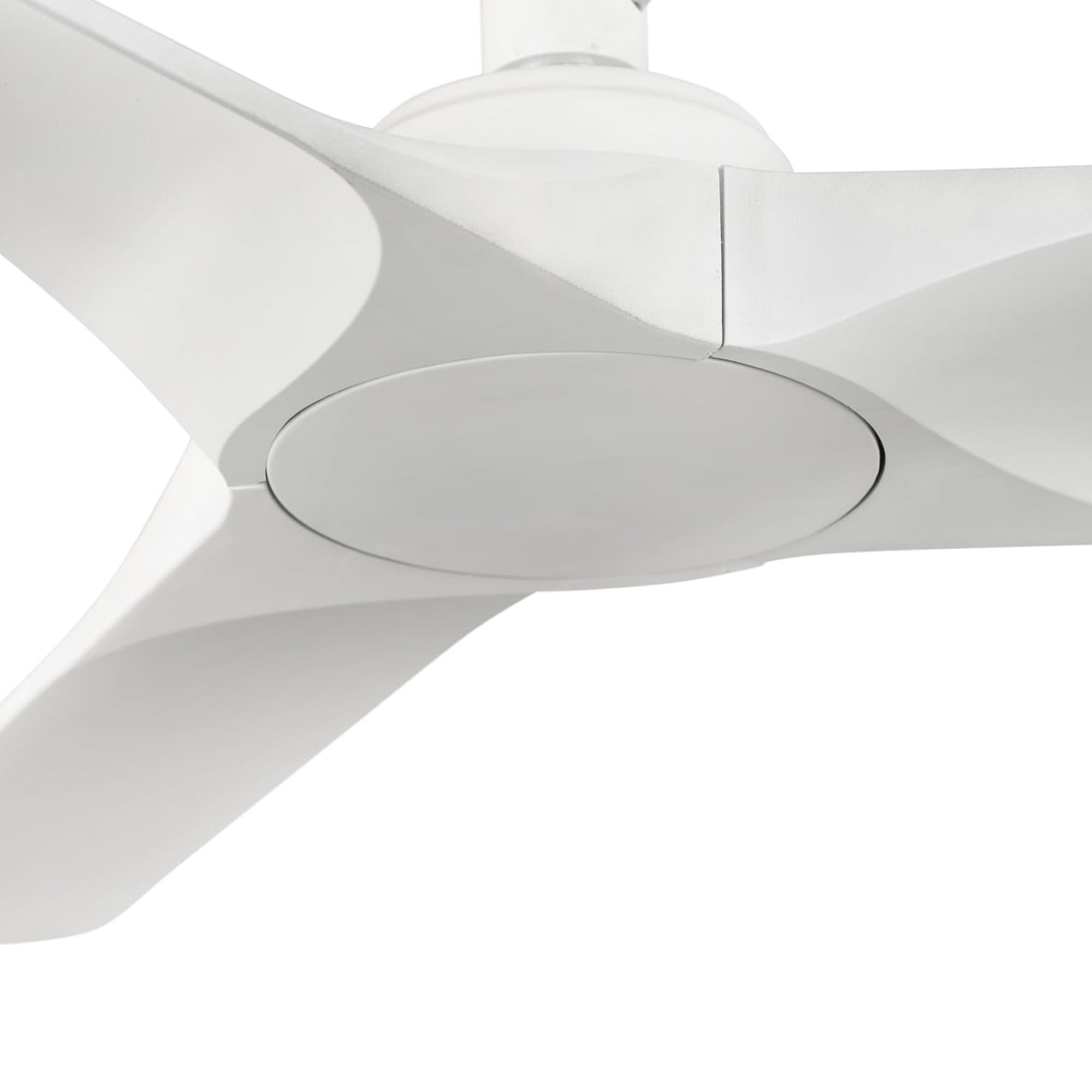 Faro Hey - Ventilador de techo (3 aspas, color blanco mate, sistema inteligente Tuya