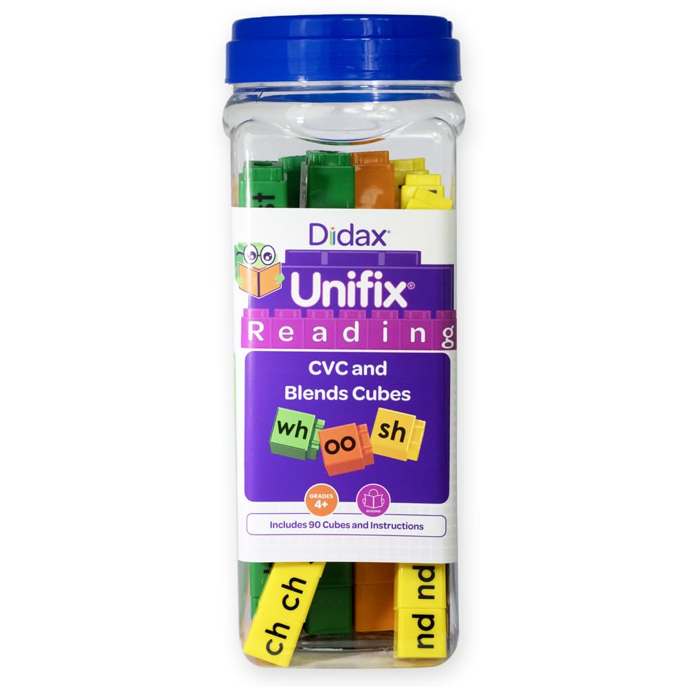 Educational Resources Unifix Letter Blends Cubes Set