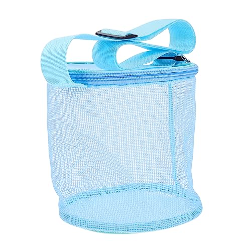 KESYOO Compact Shell Bag Lightweight Mesh Beach Bag for Boys and Girls for Beach Toys Storage