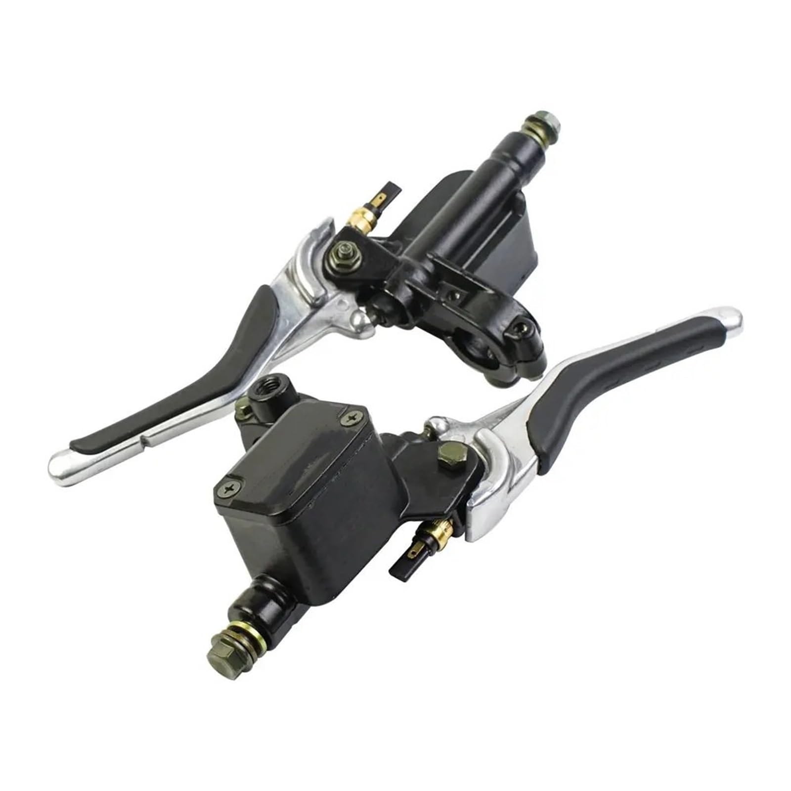 Tarcza hamulcowa Pasuje do Yamaha YQ50 | Zbiornik głównego cylindra hamulca motocykla, lewa i prawa dźwignia(1 pair)