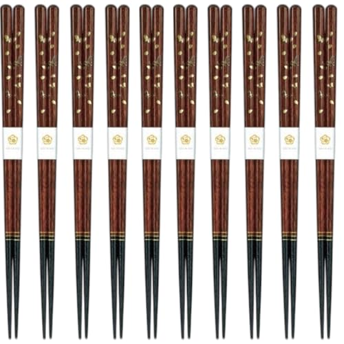 J-kitchens 箸 10膳セット お弁当 ピクニック 行楽用 運動会 来客用 おもてなし 木製 舞蝶 23.0cm 食洗機対応 日本製