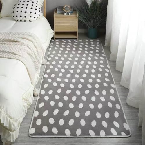 AIMECO���O �J�[�y�b�g �a�� �h�b�g�� �t�����l�� �����7mm �Z�� 140×200cm(��1.7��) ���O�}�b�g ���ی� ���g�E�[�z�b�g�J�[�y�b�g�Ή� ���r���O�E�q�������E�Q���p �I�[���V�[�Y��