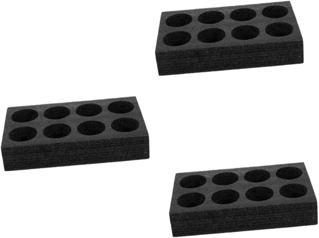 iplusmile 3pcs Beverage Take Out Fixing Tray Cotton Cup Holder for Drinks -Hole Design for Takeaway Packing and Secure Beverage Transport
