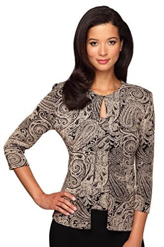 Women's Jacket and Scoop Tank Top Twinset (Petite and Regular Sizes)