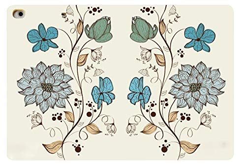 Image of DuraSafe Cases for iPad PRO 11 Inch 1st Generation 2018 A1980 A1934 MTXN2HN /A MTXP2HN /A MTXR2HN /A MTXQ2HN /A MTXT2HN /A Ultra Slim Printed Smart PU Leather Flip Folio Book Cover - Watercolor Flowers