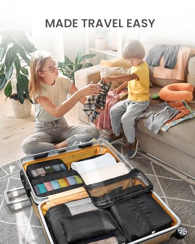 Goosom Packing Cubes For Travel - 8 Set Of Packing Cubes For Suitcases - Packing Cubes For Carry On Suitcase Organizer Bags Set For Travel Accessories, Travel Bags Organizer For Luggage thumb #6