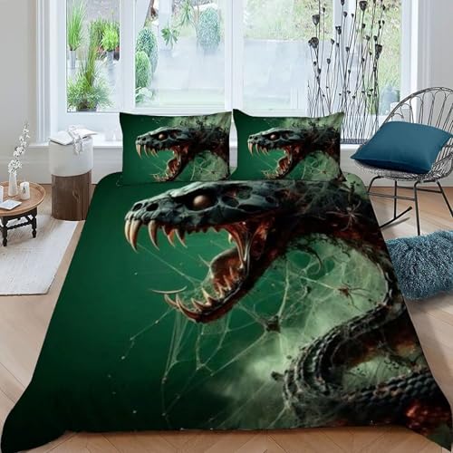 Housse de couette double Animaux Animauxs Imprimé 3D en microfibre