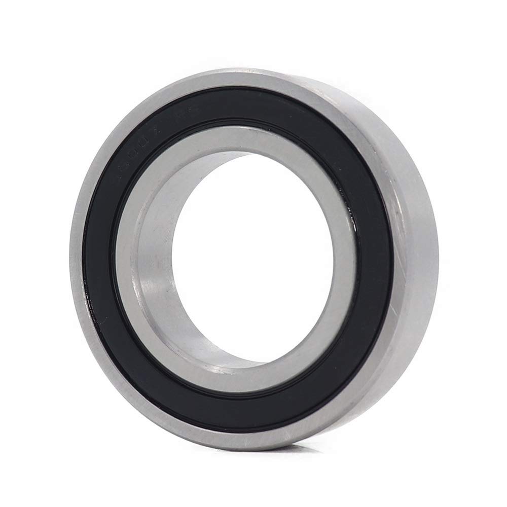 VSPPJYFG Power Transmission Products 2PCS S6007RS Bearing 35x62x14mm ABEC-3 440C Stainless Steel Ball Bearings 6007 Ball Bearing S 6007RS Ball Bearings