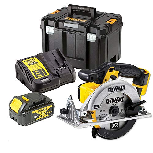 Dewalt DCS391N 18V 165mm XR Circular Saw with 1 x 4.0Ah Battery, Charger & Case
