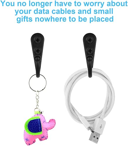 Miniatura 6 de 10 ganchos de pared para colgar abrigos, ganchos de pared de metal negro de alta calidad para colgar abrigos, gancho de pared, gancho para abrigos,