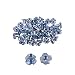 Eowpower 50Pcs 4 Pronged Zinc Plated Tee T-Nut (1/4"-20 x 7/16")