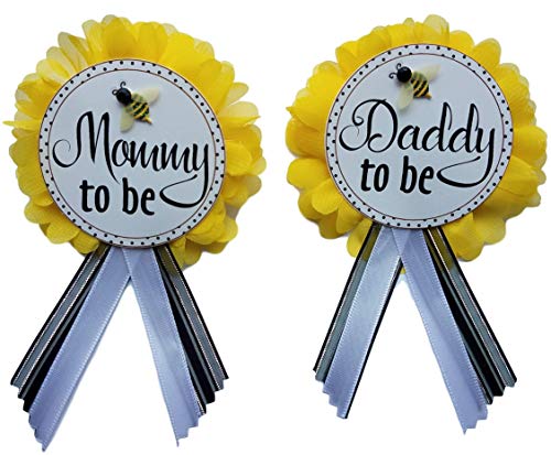 Épingles pour fête prénatale Mom & Dad to Be pour éviter de chercher les futurs parents