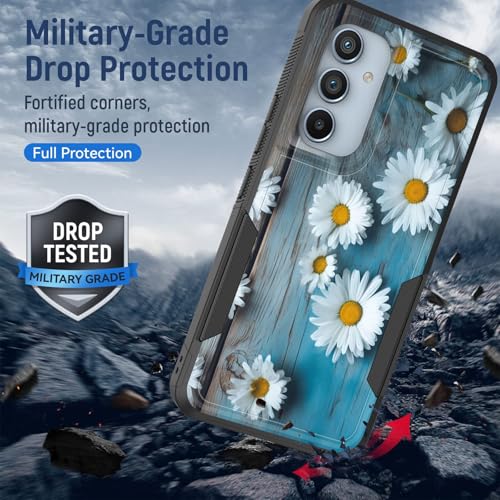 Coque de protection Galaxy S25 FE hybride robuste florale