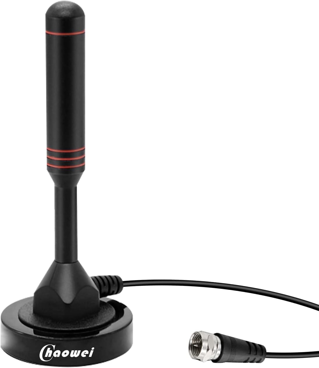 Chaowei Chaowei DVB66 TV Antenna for Digital TV Indoor - Portable Indoor Outdoor TV Antenna for ATSC Television,PCI/USB TV Tuner - with Magnetic Base