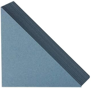 Exacompta - Ref GLC-BLUZ - Guildhall - Legal Corners for Protection When Stapling, 315gsm Heavyweight Premium Manilla, Blue Angel Certified - Blue, Pack of 100