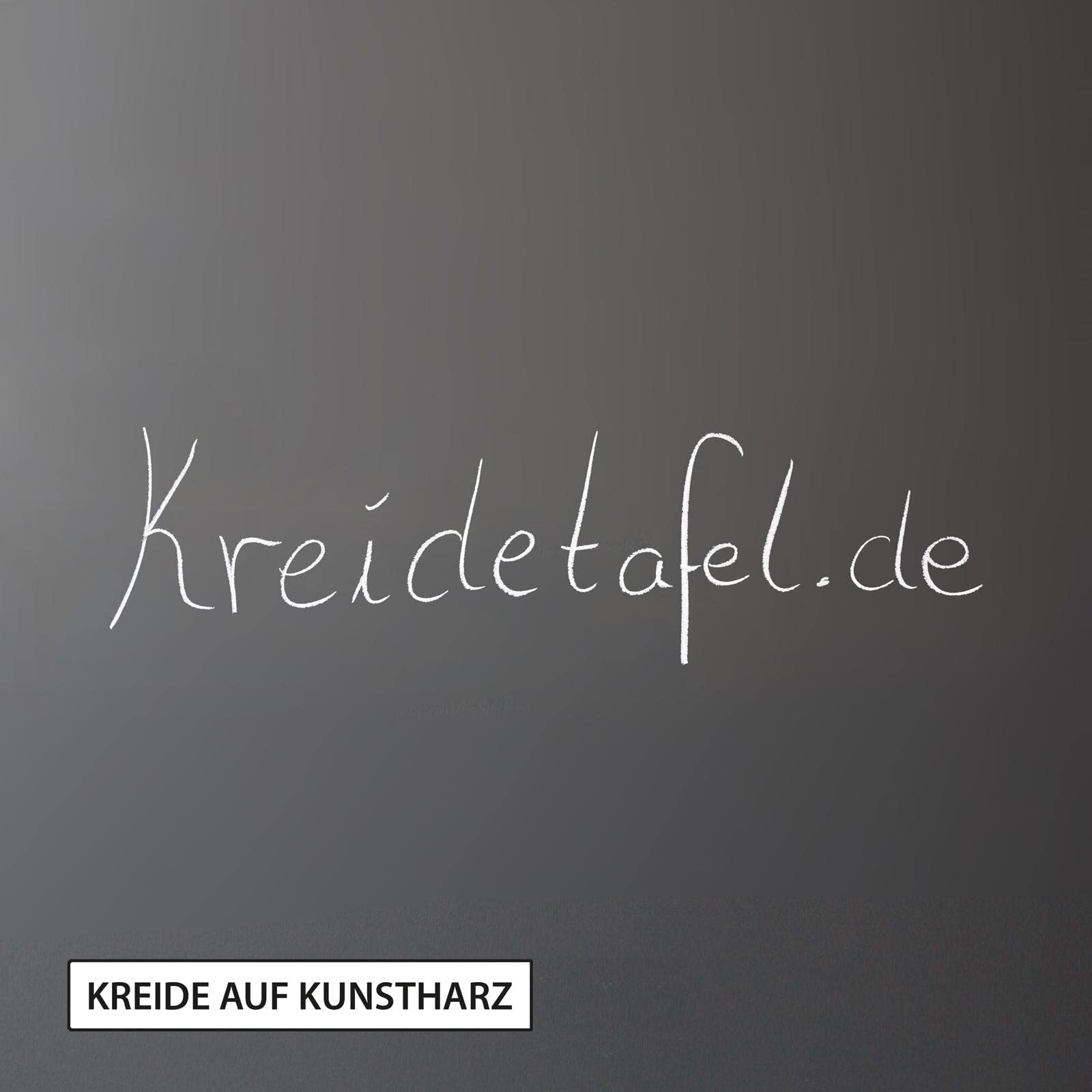 Kreidetafel Antik mit Barockrahmen in braun mit Goldsträhne, 100 x 50 cm