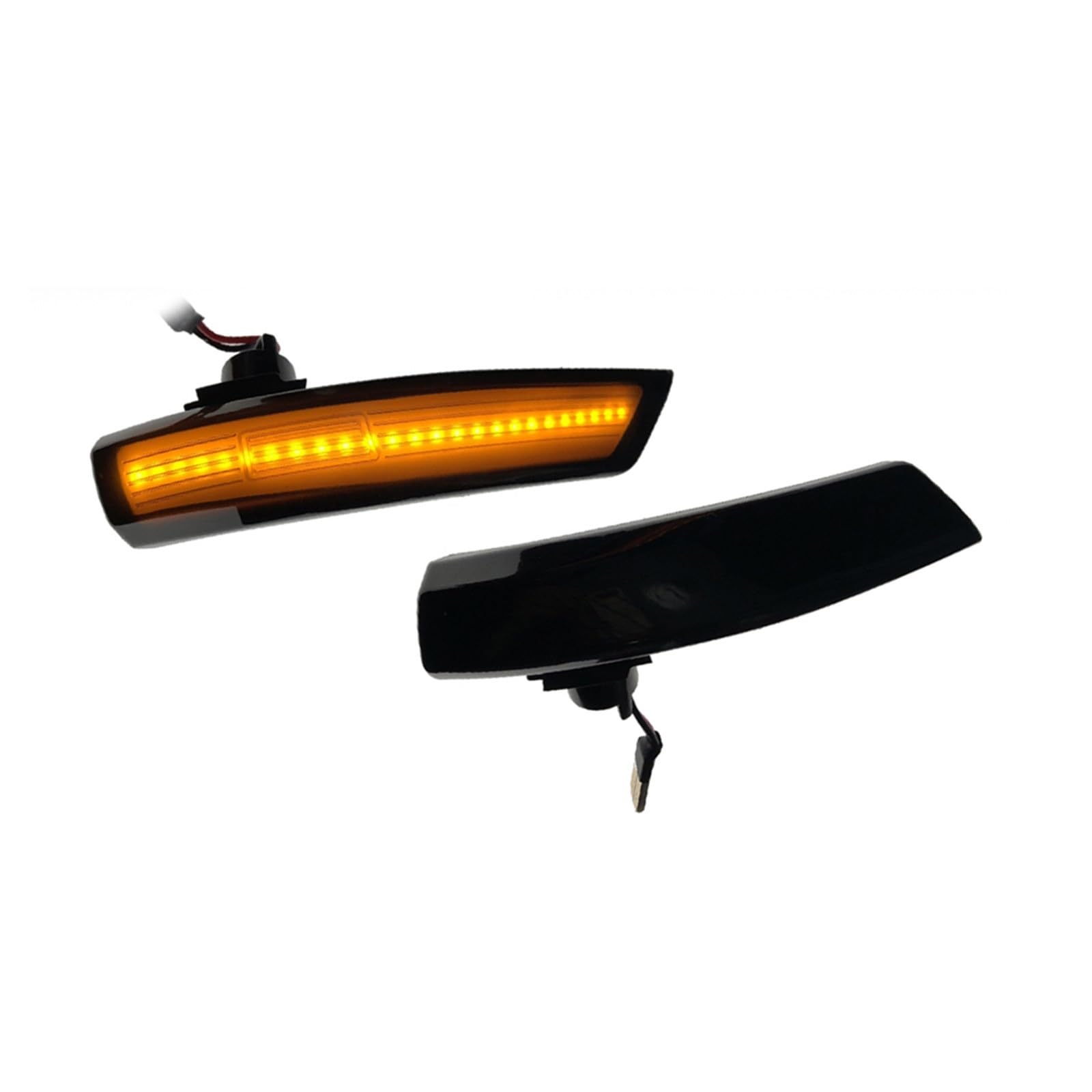 intermitentes laterales Compatible Con Ford Para Focus Mk2 Mk3 Para Mondeo Mk4 2007-2016 Luces De Señal De Giro De Marcador Lateral De Coche Indicador De Espejo Retrovisor De Coche Intermitente