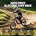 eAhora 2026 1000W Electric Dirt Bike for Kids 8-14, 36V 23Mph Electric Motorcycle for Kids, 35+Miles Long Range Dirt Bike for Teens, 3-Speed Modes 16