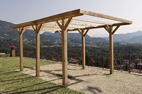 Carport Singolo Senza Copertura