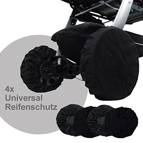 BAMBINIWELT Radschutz Räderschutz Reifentaschen Schutzhülle für Kinderwagen Buggy Cover
