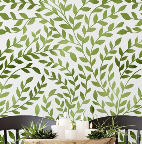 Papier peint autocollant vinyle amovible S4Sassy vert - 2