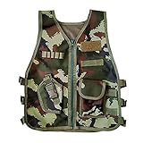 Niños Niñas Niños Ropa de rendimiento al aire libre unisex Chaleco de camuflaje Juego Ropa de desarrollo estudiantil