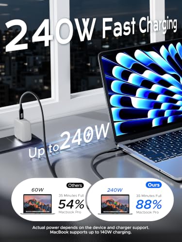 Plugable USB C Monitor Cable 3.3FT, 4K@144Hz, 8K@30Hz UHD Video Display - image 4