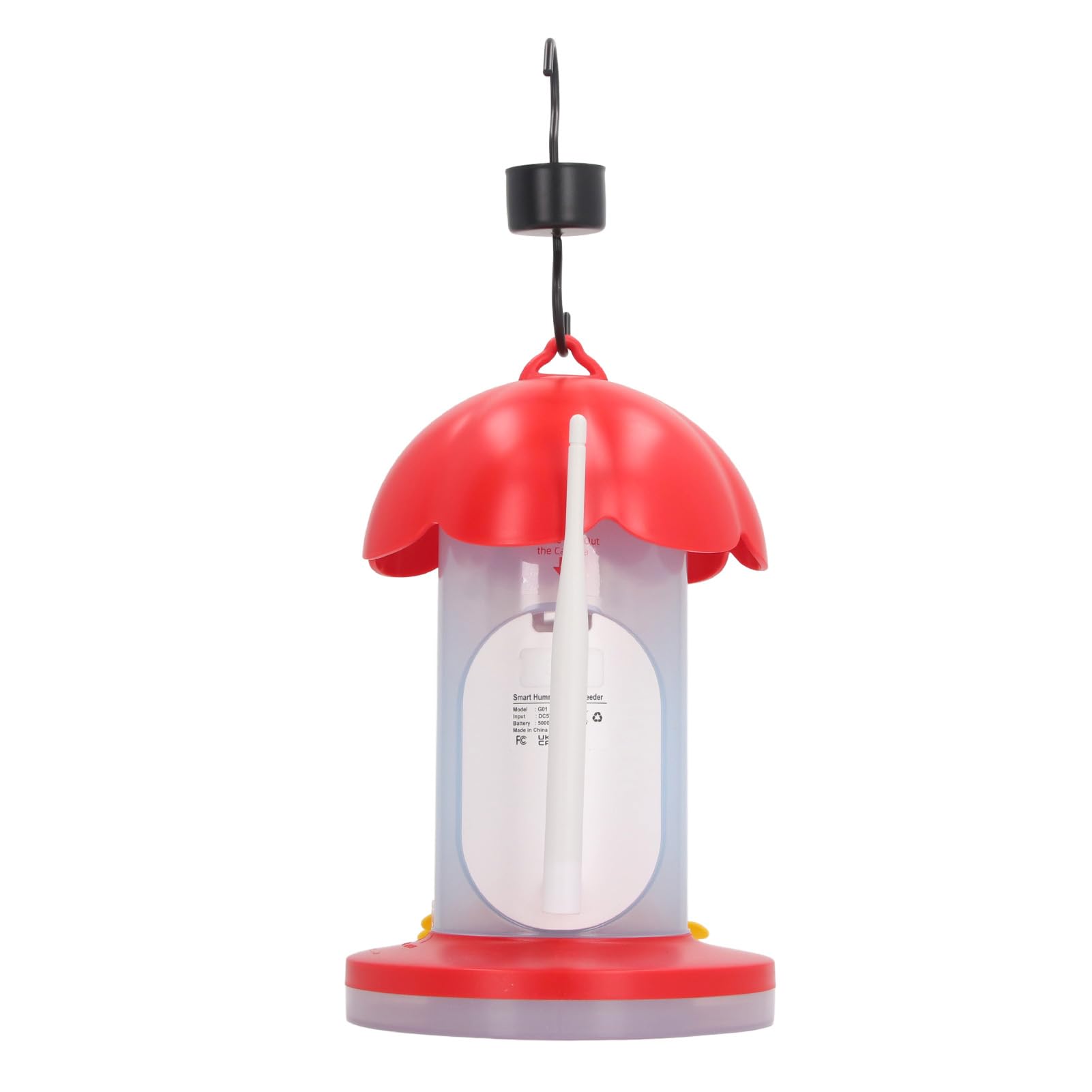 Cámara AI 1080P HD Comedero para Pájaros para Grabadora de Observación de Aves Al Aire Libre IP65 Impermeable con Capacidad de 2L Comedero para Pájaros con Cámara para Amantes de Las Aves