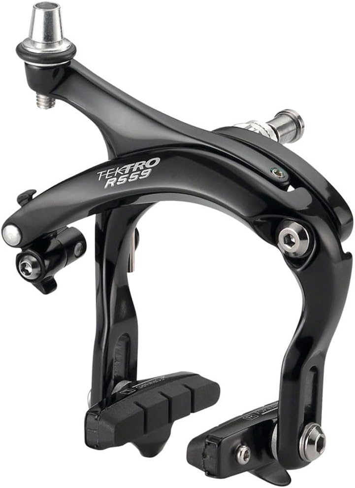 Tektro R559 Road Caliper Brake - Front, Dual Pivot, Recessed Nut Mount, High Polish Black