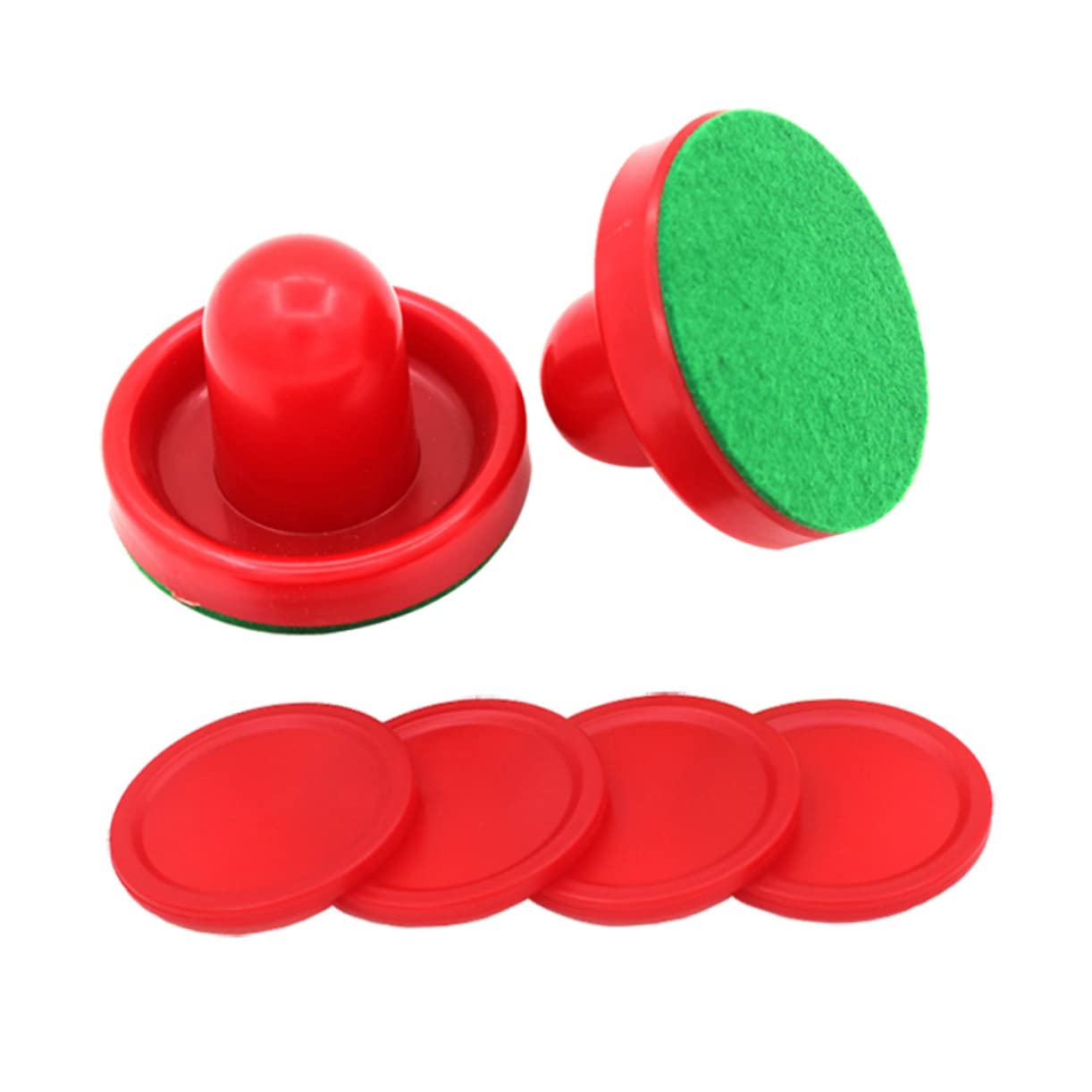 ibasenice Accessori Per Hockey Tavolo Da Air Hockey Partita Di Hockey Su Aria Hockey Dell'aria Forniture Per Hockey Da Tavolo L'hockey Gestisce Le Racchette Rosso